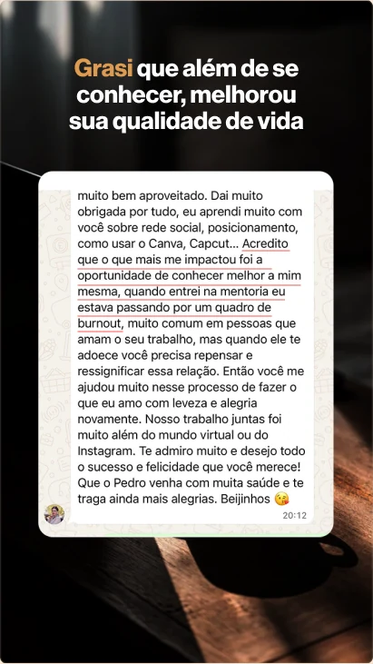 Depoimento: Grasi melhorou sua qualidade de vida
